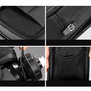 Rockbros P010 0.2L polkupyörän satulalaukku 0.6L pullopidikkeellä - musta