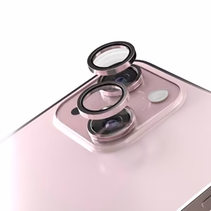 Etteri kameran linssin suoja iPhone 15 / 15 Plus pinkki