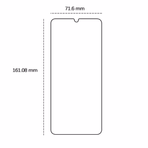 Suojalasi 2,5D Samsung Galaxy A05