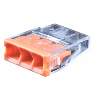Jatkosliitin, 3x 0,5-2,5mm², 24A, 450V, 100 kpl