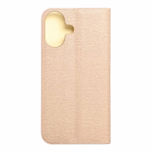 Läppäsuojakuori iPhone 17:lle Luna Book Gold kultainen