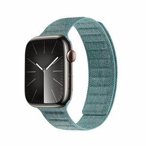 Crong Melange magnetic strap for Apple Watch 44 / 45 / 46 / 49 mm, turquoise melange