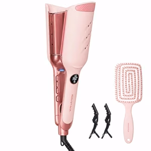 Wave Hair Crimping Iron Wavytalk Power Wave pink