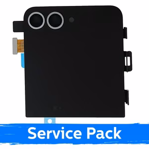 LCD Display Compatible with Samsung F741 Z Flip6 (OUTER) with Frame / Silver Shadow / (Service Pack)
