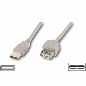 LogiLink CU0011 – USB 2.0 USB-A -jatkokaapeli, uros–naaras