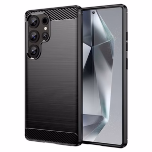 Carbon Suojakuori Samsung Galaxy S23 Ultra:lle musta