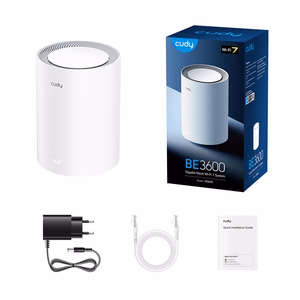 Cudy M3600 kaksitaajuus (2,4 GHz / 5 GHz) Wi-Fi 7 (802.11be) valkoinen 3 sisäistä