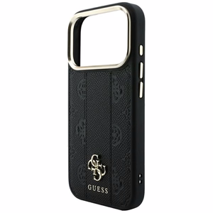 Kotelo mallille IPHONE 18 Pro/17 Pro MagSafe-yhteensopiva (Stripe Peony 4G Logo) (väri: musta)