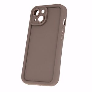 Frame TPU suojakuori Samsung Galaxy A14 4G / A14 5G ruskea