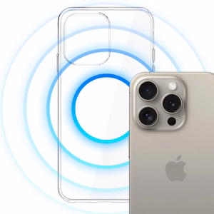 3mk Clear MagCase Suojakuori Apple iPhone 15 Pro Max:lle - läpinäkyvä