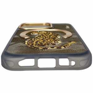 Nimmy Magnetic Fantasy Animal MagSafe Suojakuori iPhone 16 Pro:lle - kultainen