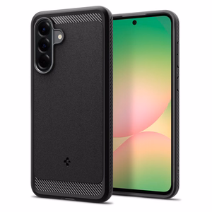 Spigen Rugged Armor Suojakuori Samsung Galaxy A56 5G:lle - musta