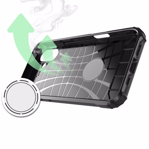 Hybrid Armor Suojakuori iPhone 16 Plus:lle - Musta