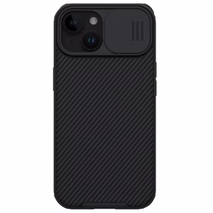 Nillkin CamShield Pro Magneettinen Suojakuori iPhone 15 Plus:lle kamerasuojalla - musta