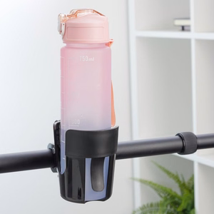 FSCGE-105 bicycle bottle cage with mounting bracket – black