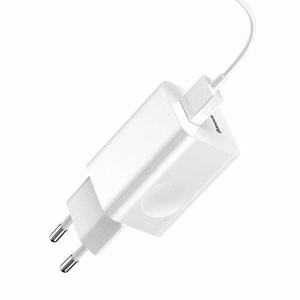 Mains Charger Baseus Charging Quick Charger USB 3.0 - white