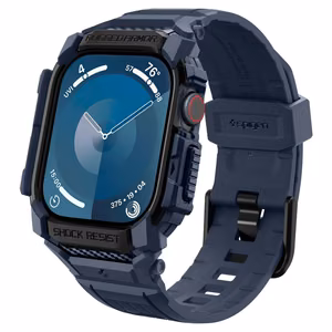 Spigen Rugged Armor Pro Apple Watch 10 (46mm) Laivastonsininen
