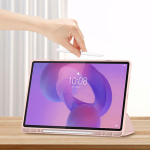TechProtect SmartCase Pen Suojakuori Lenovo Idea Tab Plus 12.1 TB-361:lle - Vaaleanpunainen