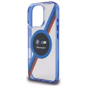 BMW BMHMP16X23HTPUT iPhone 16 Pro Max 6.9 läpinäkyvä kovakuori Motosport IML Circle MagSafe