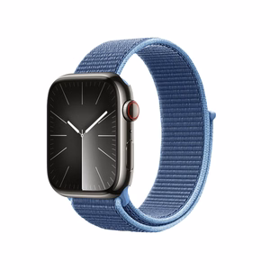 Crong Nylon Sport strap for Apple Watch 38 / 40 / 41 mm and 42 mm (Series 10 / 11), ocean blue