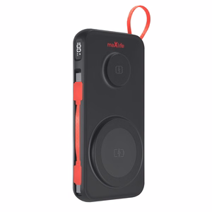 Maxlife langaton varavirtalähde MXPB-08 10000 mAh magneettinen 3in1 musta