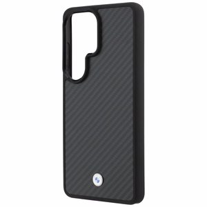 BMW Sign Magnetic Carbon Fiber MagSafe suojakuori Samsung Galaxy S26 Ultra:lle musta