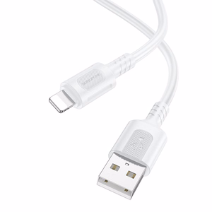 Borofone kaapeli BX111 Feliz - USB - Lightning - 2,4A 1 m valkoinen