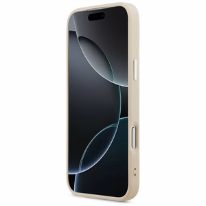 Guess Triangle Logo MagSafe Suojakuori iPhone 17 Prolle - Beige