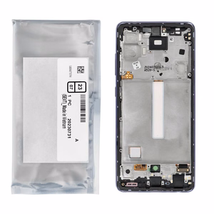 ServicePack LCD-näyttö SAMSUNG A52S 5G A528B GH82-26861C violetti