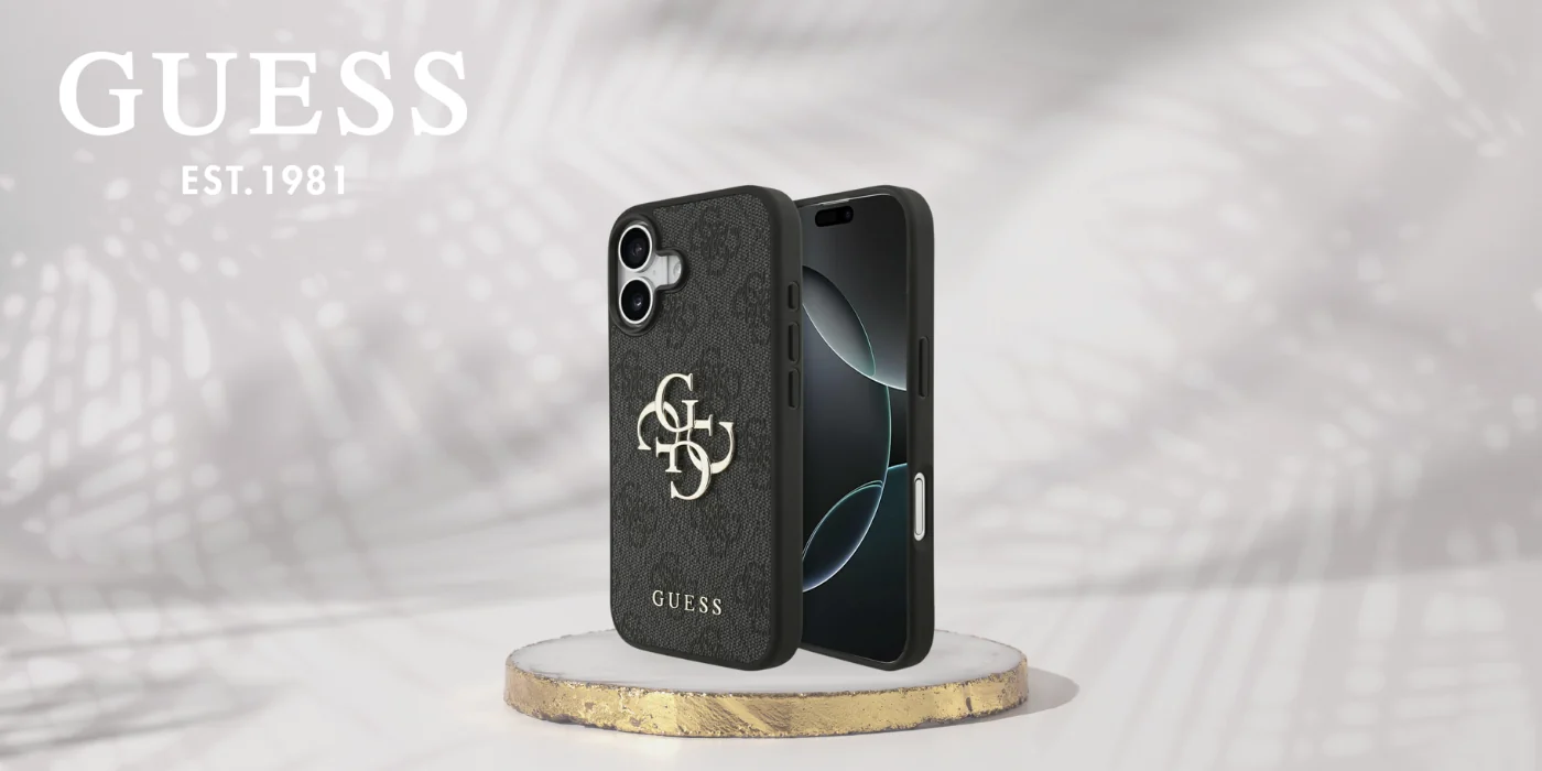 Guess 4G Big Logo Case for iPhone 17 - Black