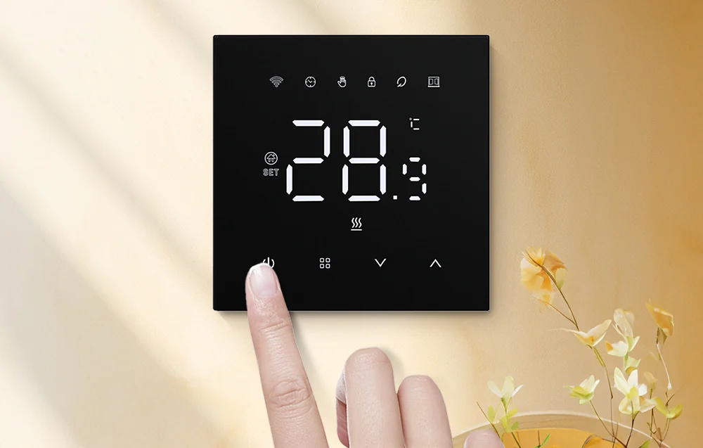 Smart thermostat Avatto WT410-16A-B electric heating 16A WiFi