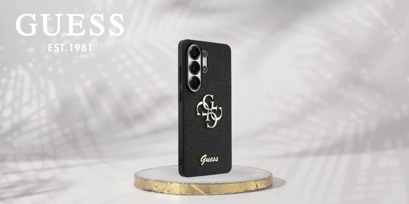 Guess Fixed Glitter Big 4G case for Samsung Galaxy S26 Ultra