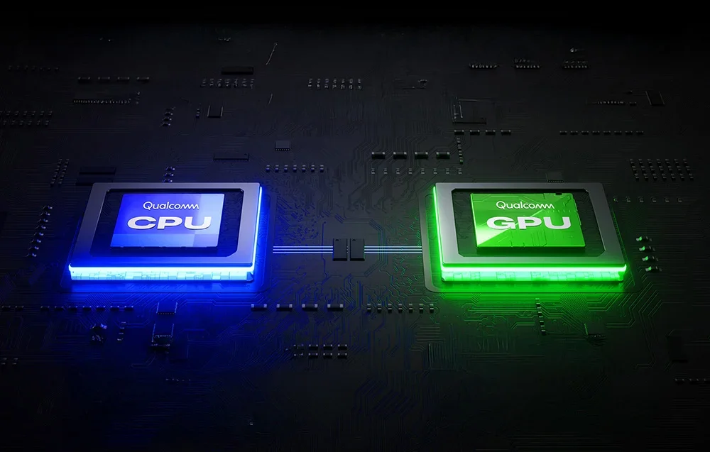 Qualcomm CPU- ja GPU-sirut emolevyllä
