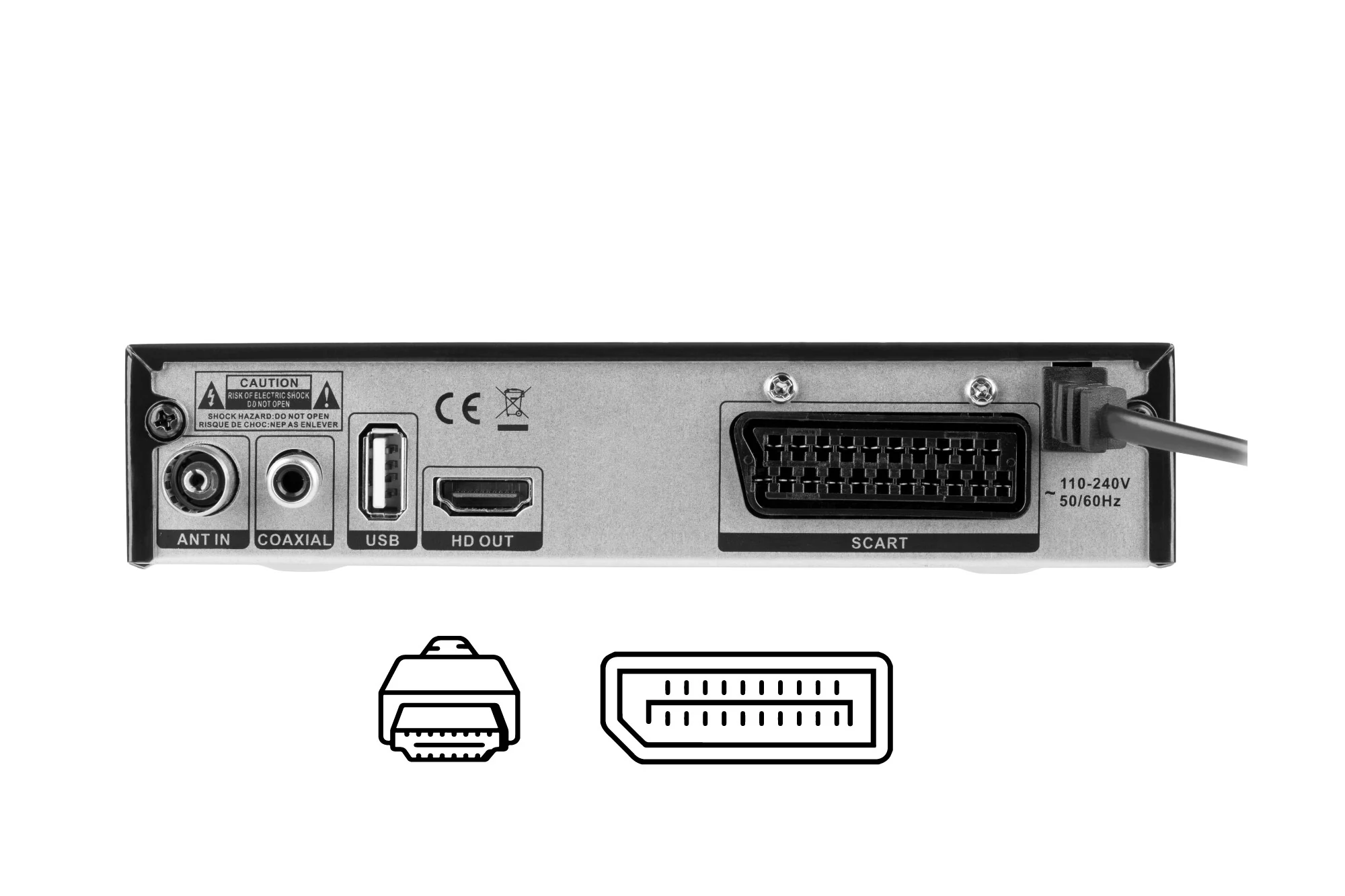 Cabletech URZ0336C:n takaliitännät
