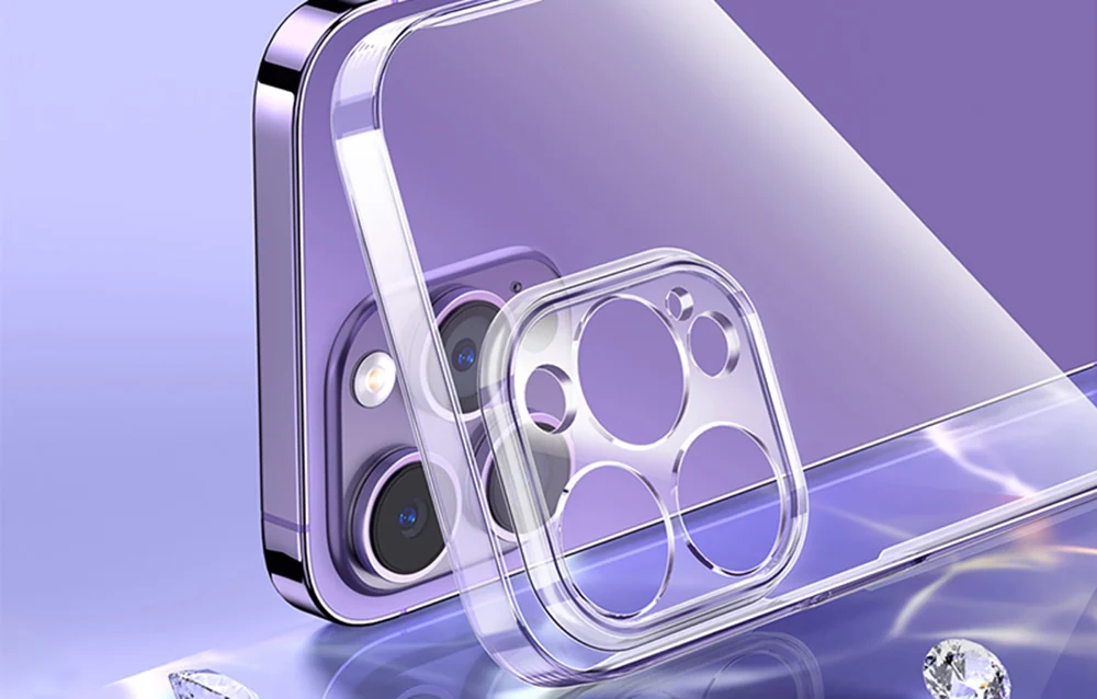 Baseus Crystal Clear -kotelo iPhone 12 Pro Max -mallille (väri: läpinäkyvä)