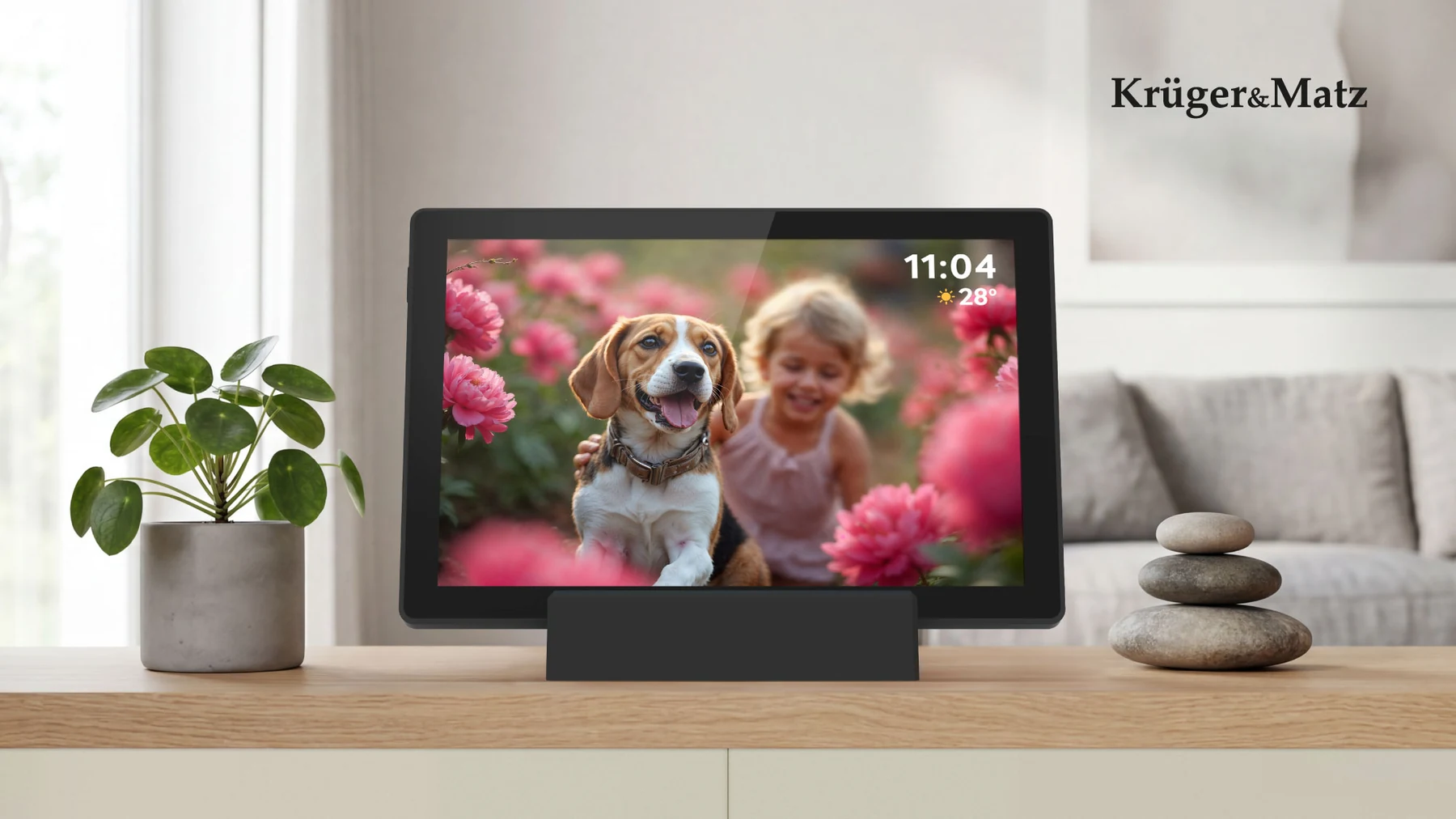 Krüger&Matz FRAMEO KM1104 -digitaalinen valokuvakehys
