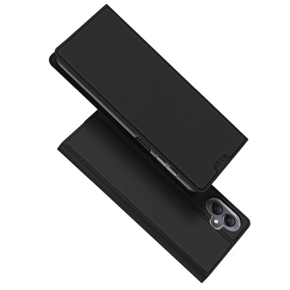 Dux Ducis SKIN PRO lompakkosuojakuori Samsung A06 5G:lle musta