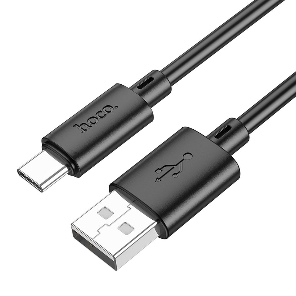 Kaapeli USB-A - USB-C Hoco 3A 1 m X88 musta