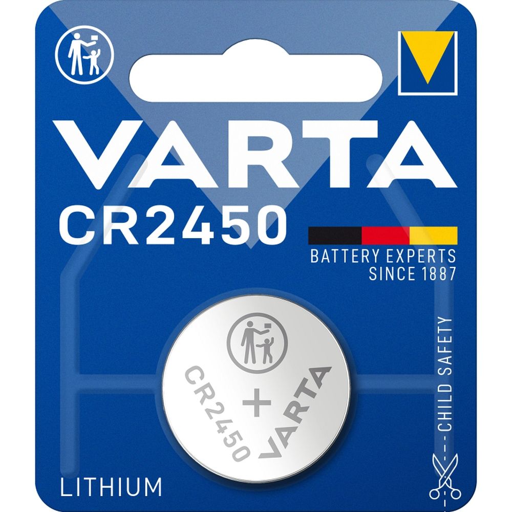 VARTA litiumparisto CR2450 3V 1 kpl