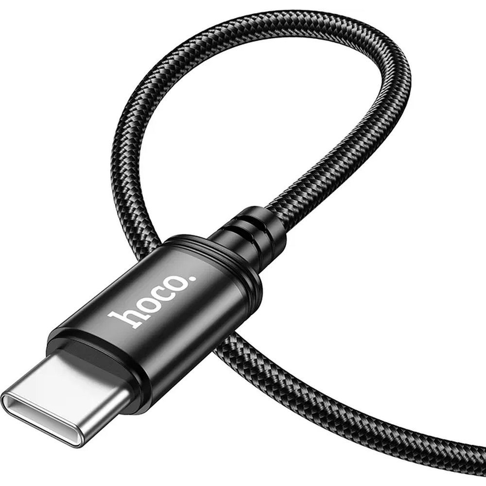Hoco USB-C - USB-C -kaapeli 3A 60W 1 m X89 musta