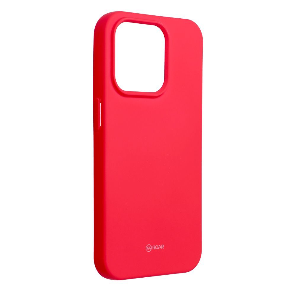 ROAR ALL DAY COLORFUL JELLY Suojakuori iPhone 15 Pro:lle kuuma vaaleanpunainen