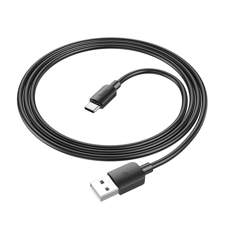 Hoco USB-A - USB-C -kaapeli PD 2,4A 27W 1 m X96 musta