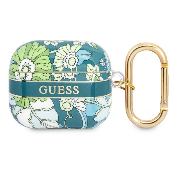 Guess GUA3HHFLN AirPods 3:n suojus vihreä/vihreä Kukkahihna-mallisto