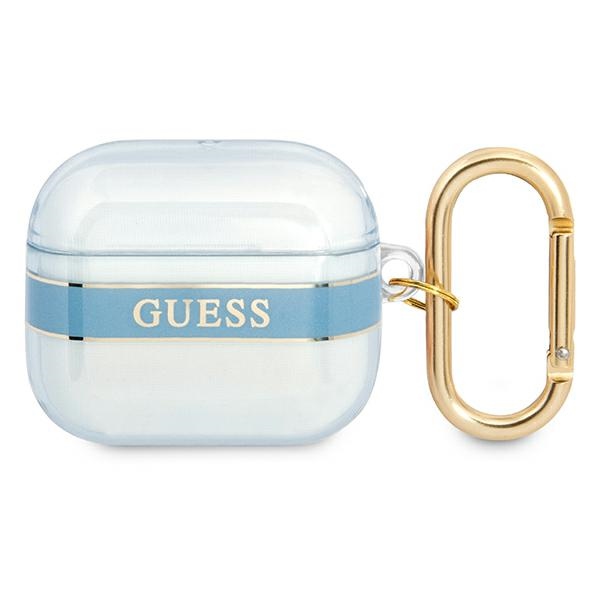 Guess GUA3HHTSB AirPods 3 -suojus sininen/sininen Hihnamallisto