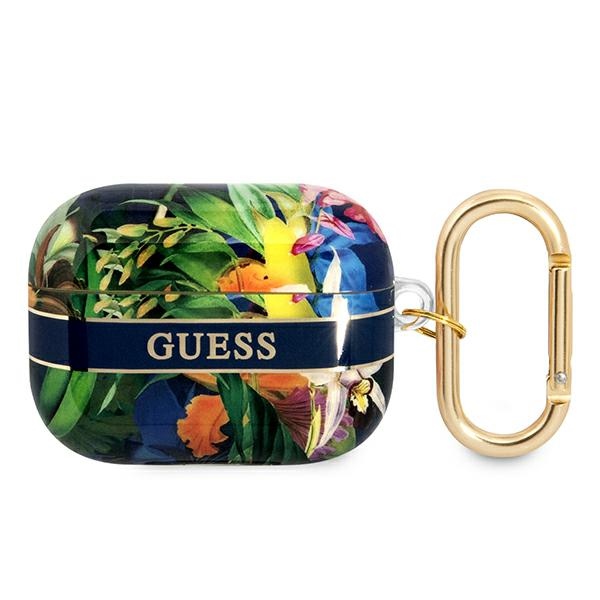 Guess GUAPHHHFLB AirPods Pro -suojus sininen/sininen Kukkahihna-mallisto