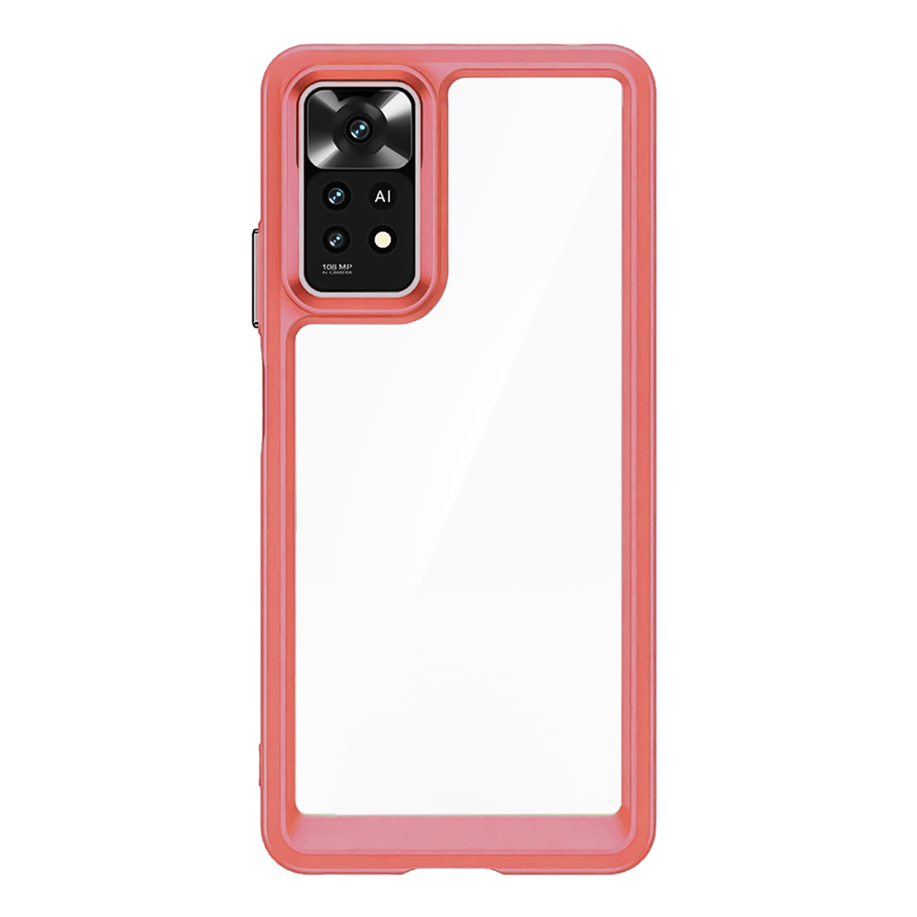 Outer Space Case silikonikotelo Xiaomi Poco M4 Pro 5G - punainen