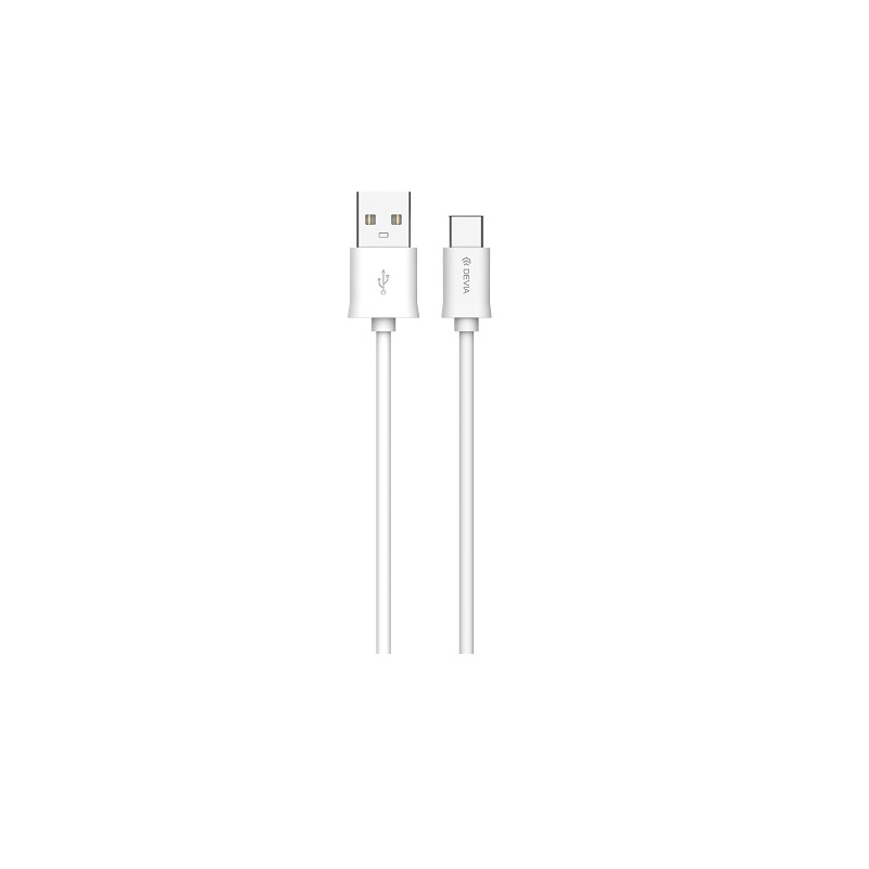 USB-kaapeli Devia Smart Type-C 2,0 m valkoinen