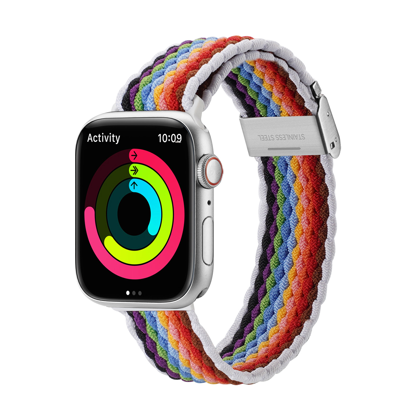 Hihna Dux Ducis Mixture II Series Apple Watch 38/40/41mm vaaleat raidat