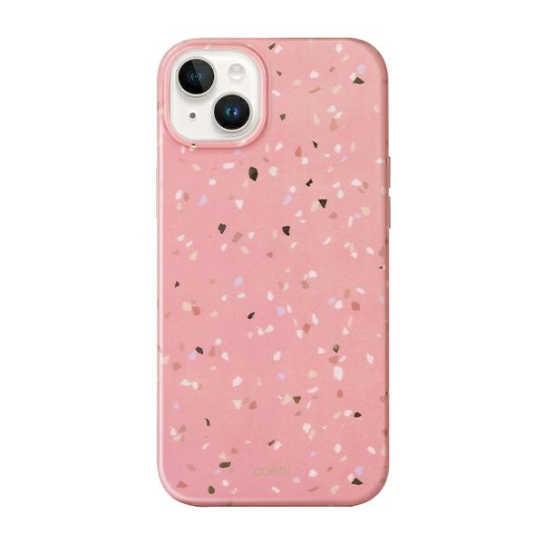 Uniq Coehl Terrazzo kotelo iPhone 14 Plus - vaaleanpunainen
