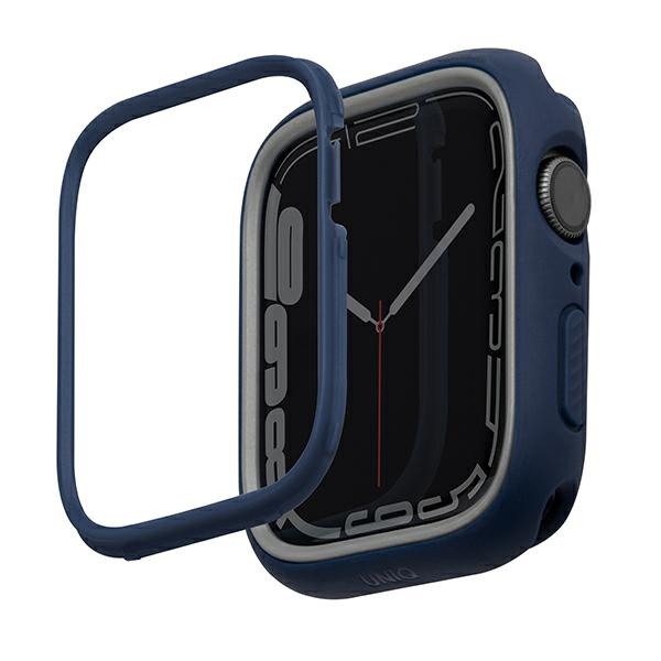 Uniq Moduo kotelo Apple Watch 4/5/6/7/8/SE/SE2 44/45mm - siniharmaa